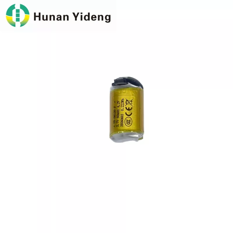 08120 3.7V 60mAh Li polimerozko bateria zilindrikoa