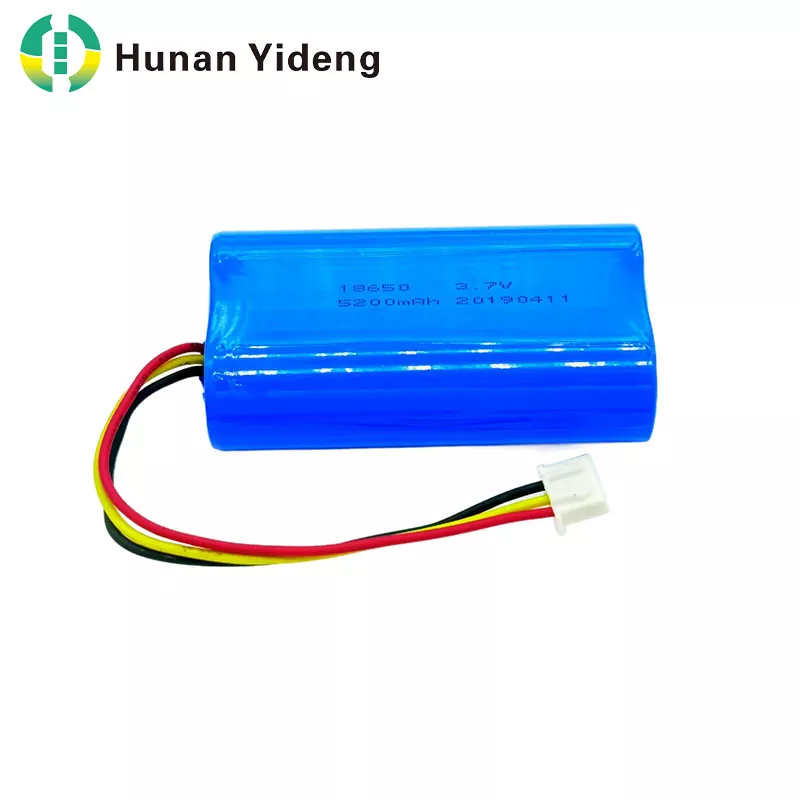 18650 3.7V 5200mAh kargagarria litio-ioizko bateria zilindrikoa