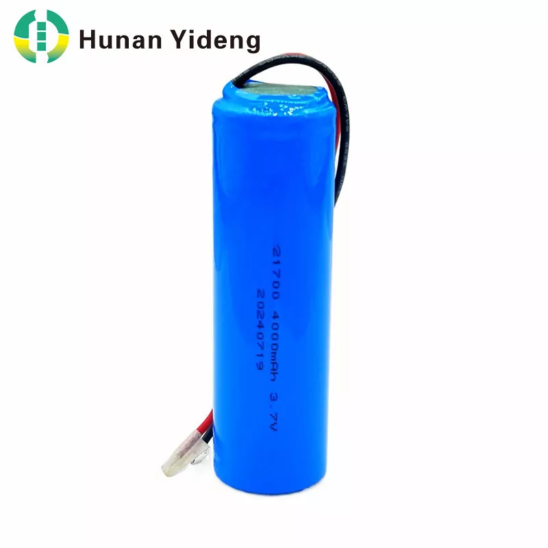 21700 3.7V 4000mAh bateria likido kargagarria Ziklo luzea