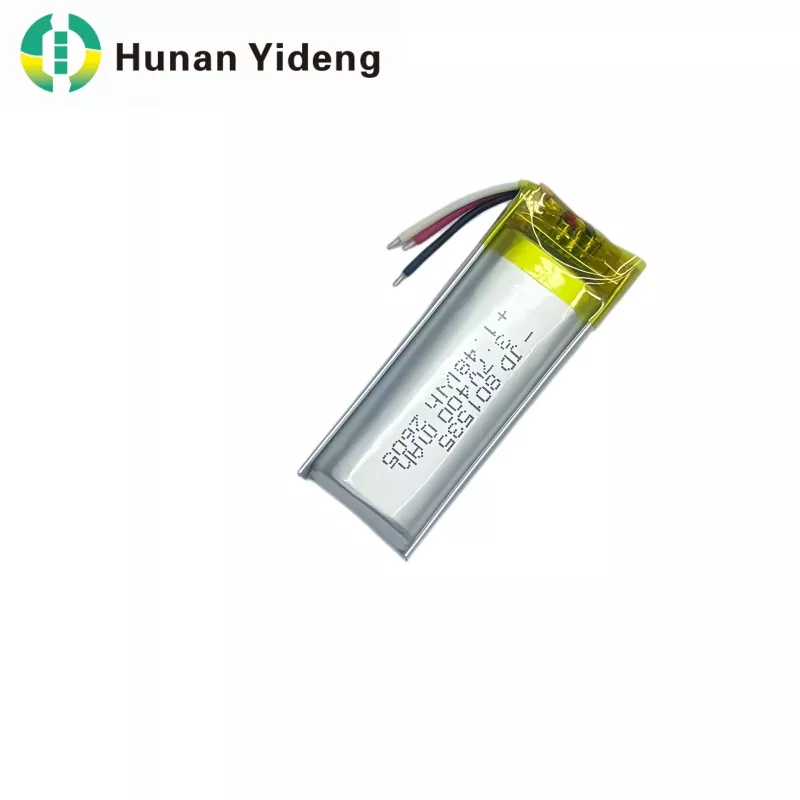 3.7V 600mAh 801535 Litio polimero laua Lipo bateria kargagarria