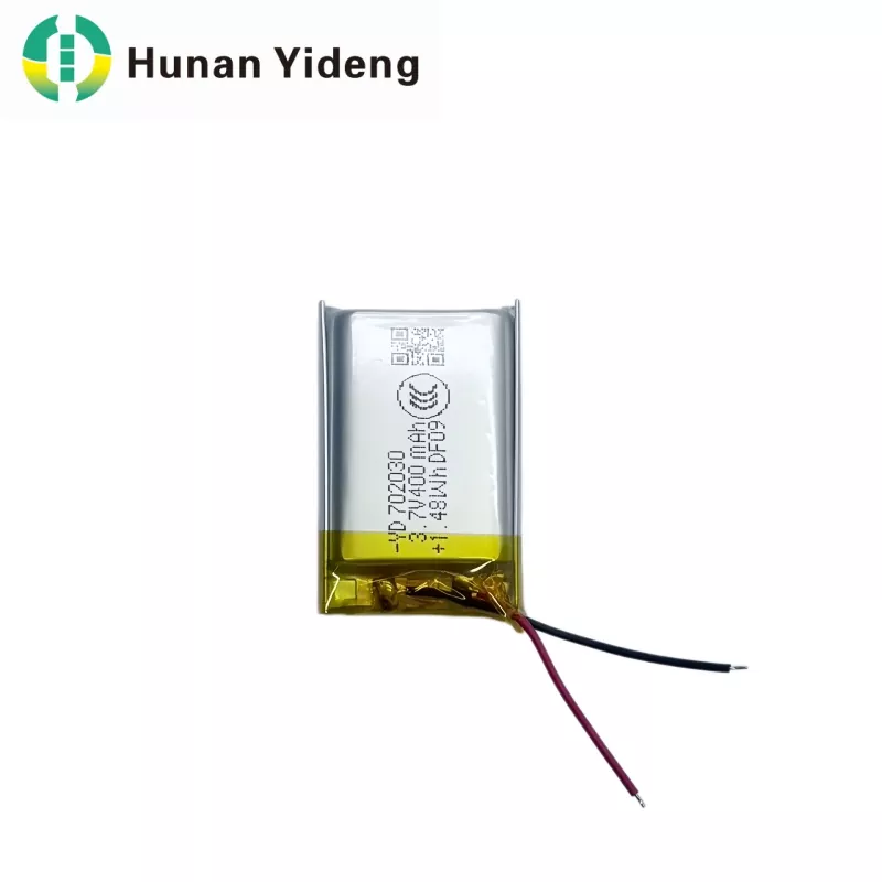 400mAh Li-ioizko Bateria Prismatiko Gailu Medikoetarako eta Lanparak eta Linternak