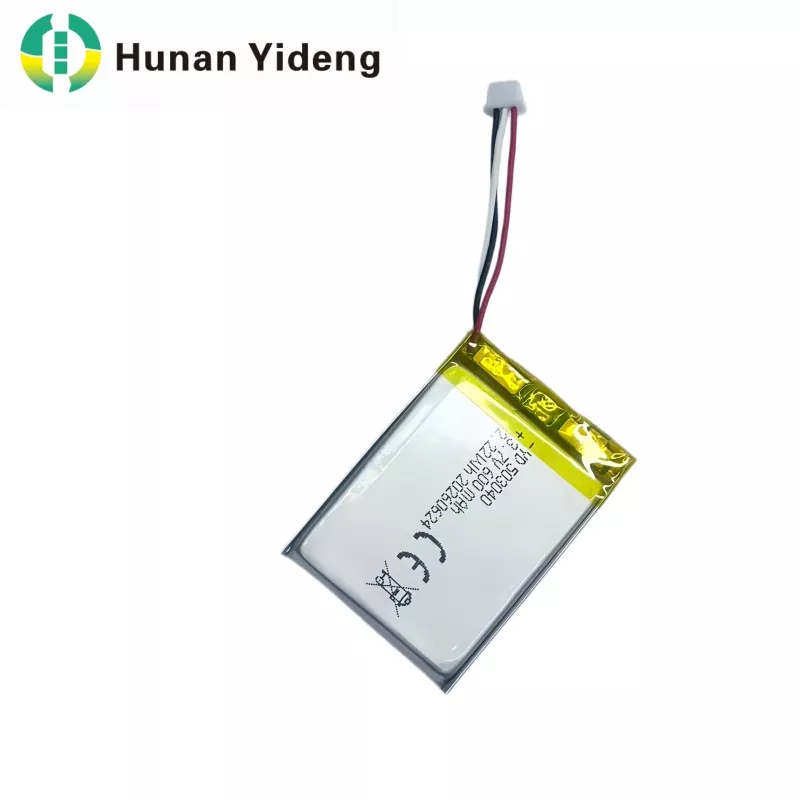 503040 3.7V 600mAh Karratua Bateria Kargagarria